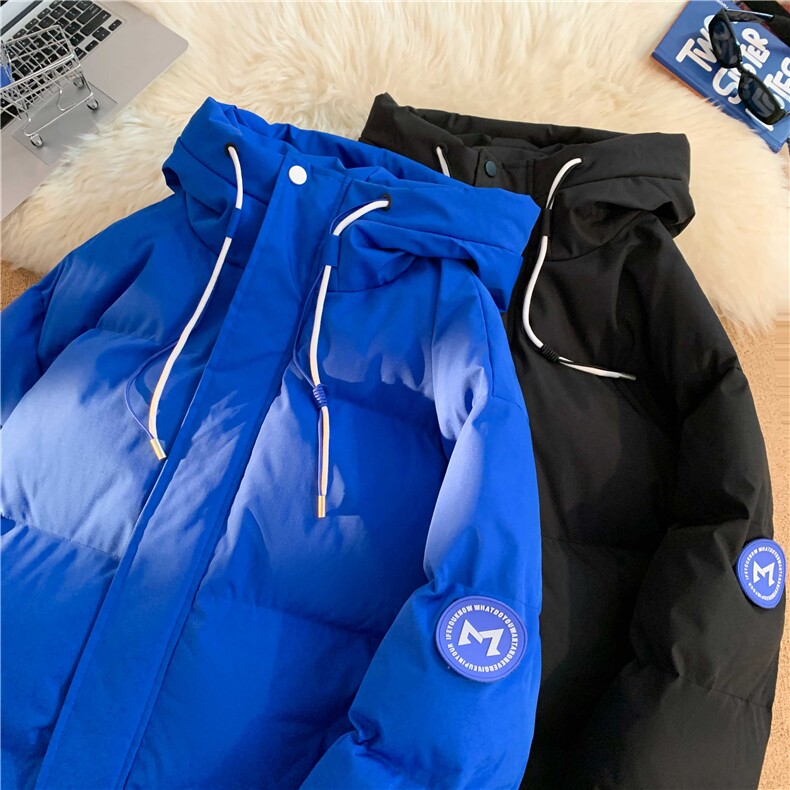 棉衣男冬季连帽棉袄外套韩版潮流宽松面包棉服MY844310B-1-P65,男装棉衣,星座310B-1