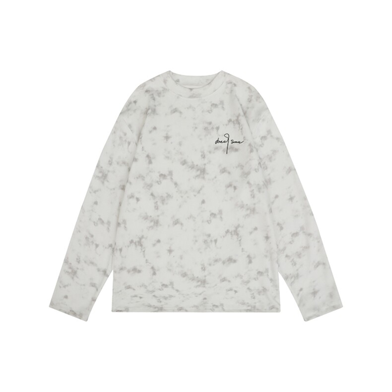 260克重磅扎染德绒圆领打底衫【有货】HD019-DR25338RL-P25，男装T恤，电商019-1