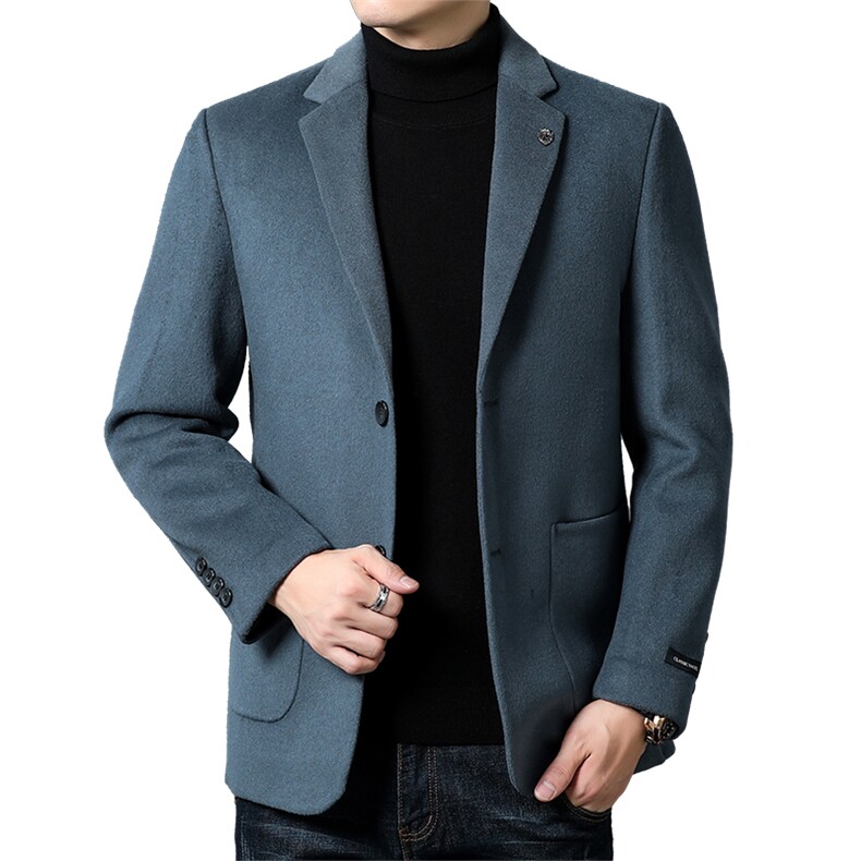 DZ93308钱塘2020-3冬季厚款商务休闲简约中年男士百搭西服P280,男装西服,钱塘207-3
