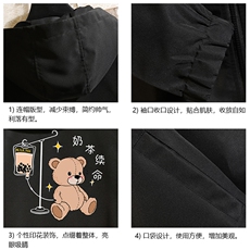 JK65194-P45连帽夹克男大码胖子棒球服上衣外套砖墙挂拍，男装夹克，电商A040A