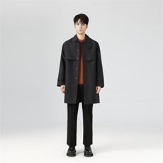 秋季英伦风韩版宽松中长款潮风衣外套FY023P118控158XZ402-2货足，男装风衣，星座402-2