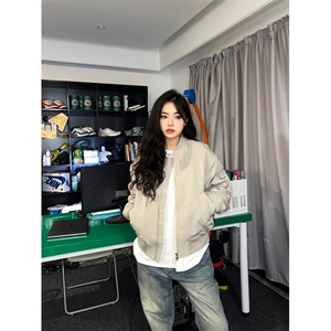 jk0230批85限128潮牌美式设计感棒球服夹克外套上衣