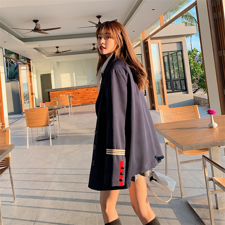 大货已出20秋款复古港风西装外套262A-S051-P115-K168，女装西装，Yologo