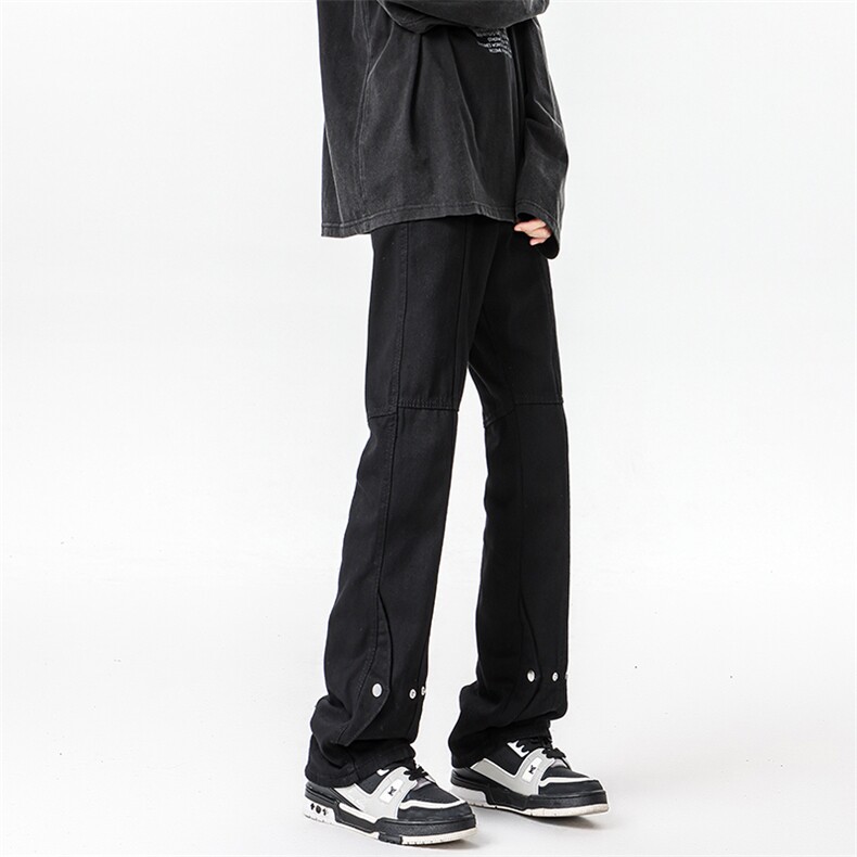 加长版裤子男高个子春秋微喇牛仔裤185cm110直筒KZ015P60加绒P70,男装牛仔裤,电商B312