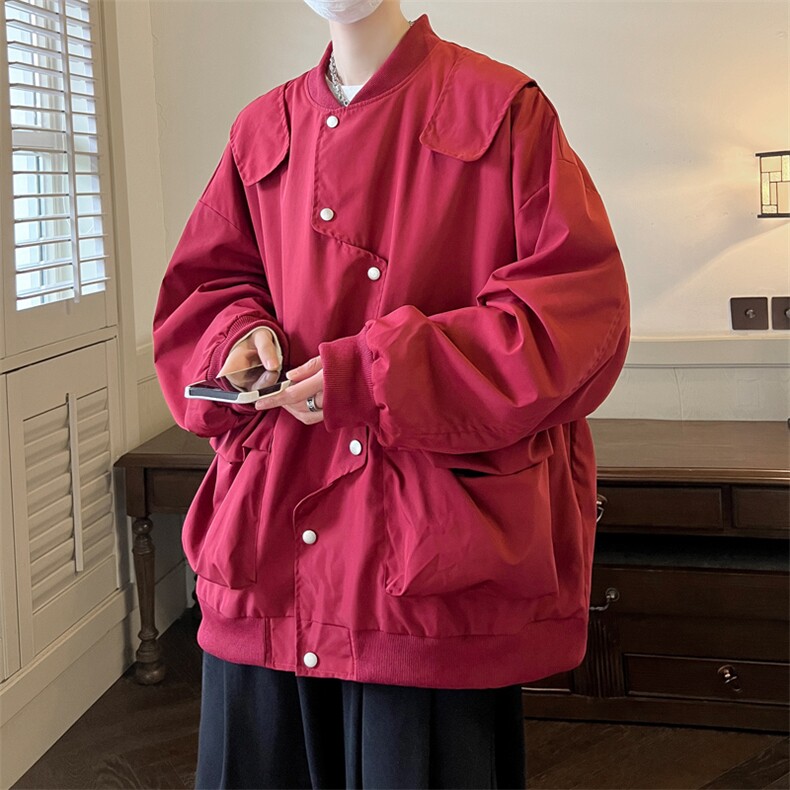 错位门禁飞行员夹克男外套男棒球衣服XH26-P70,男装夹克,电商B367
