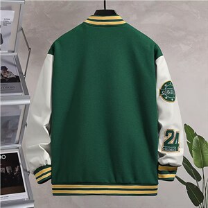 男秋季外套潮牌街头棒球服夹克Y686P50图片
