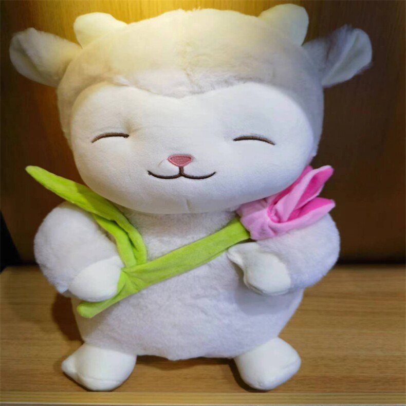 郁金香羊，亿卡萌毛绒玩具
