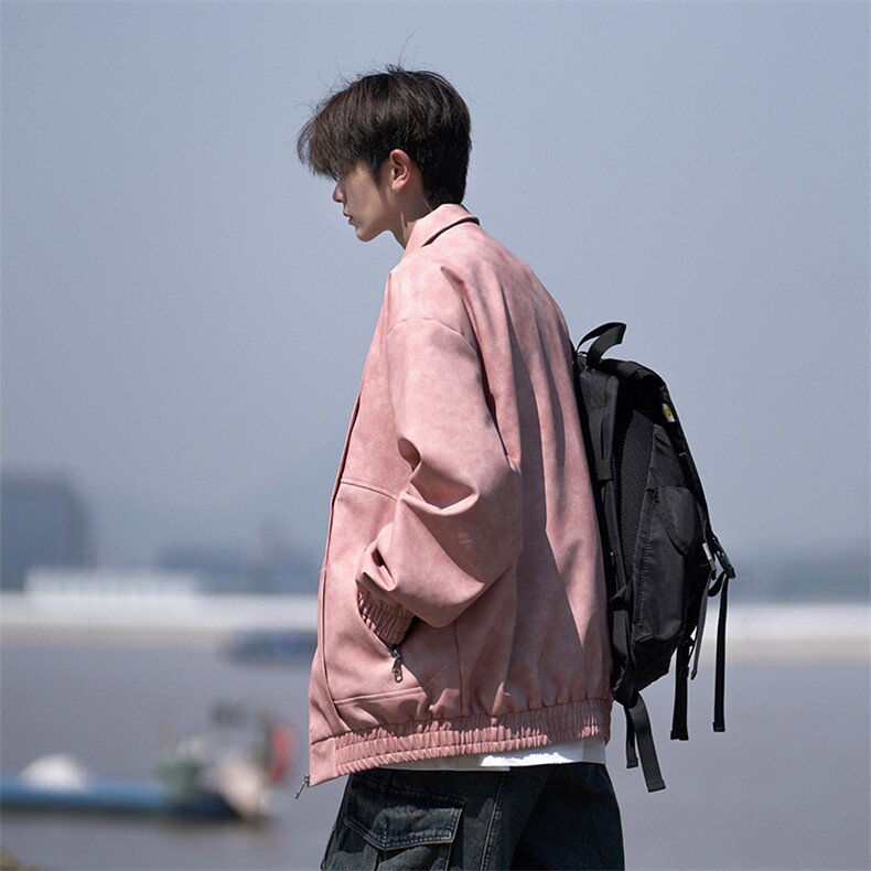 JK6833-P78L-9XL春季新款大码美式重磅翻领休闲夹克控128,男装夹克,星座109