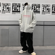 供抖音丶重磅高品棉350克排扣连帽水彩花卫衣LW6113-特p58控78，男装卫衣，星座508（原C305）