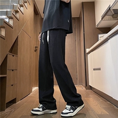 现货！夏季宽松冰感冰丝裤男抖音得物可送样A061-EX50303-P30，男装休闲裤，电商A061