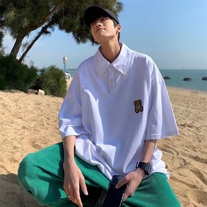 男春季polo潮流时尚休闲短袖T184P32图片