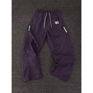 户外冲锋工装裤男秋速干防水登山长裤机能侧链休闲裤子K6596-P40
