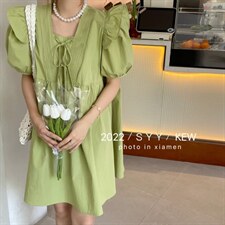 夏季娃娃连衣裙，女装连衣裙，6·9衣社