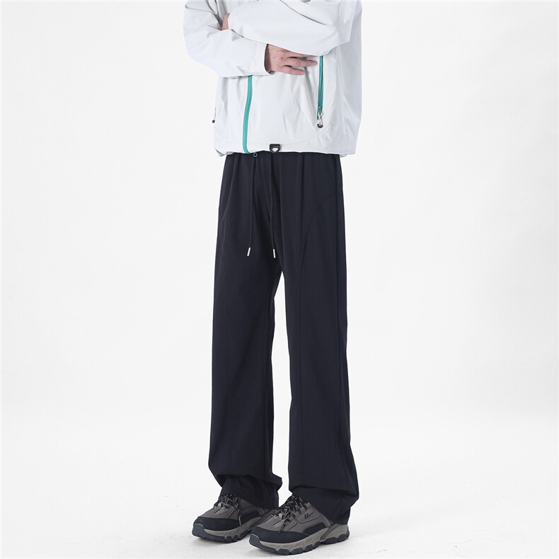 A429-YK336-特批35 秋季美式显高显瘦户外防泼水弯刀休闲裤图片