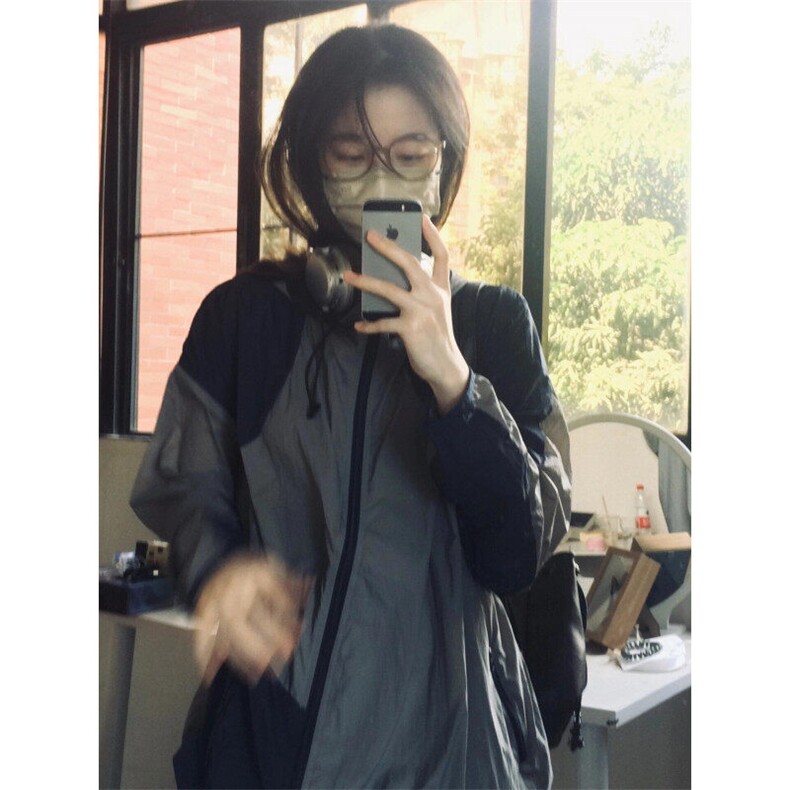 【有货】FSY01CC-特P42轻薄撞色连帽防晒服男女夏季薄款外套,男装防晒衣,星座1007（原301D）