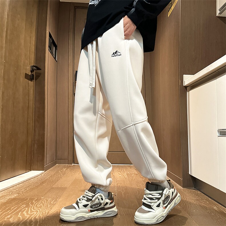 春季现货休闲裤男宽松针织运动裤DSA157-1-K9782-特P35图片