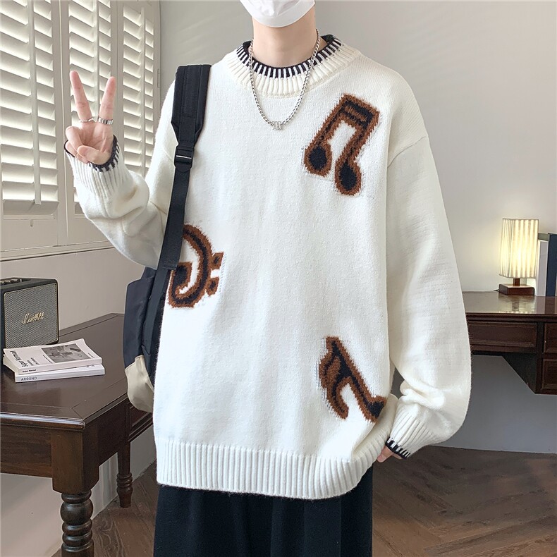 【新品】2025秋冬男士时尚休闲百搭针织连帽毛衣潮流-M290-P50,男装针织衫/毛衣,星座1105-1