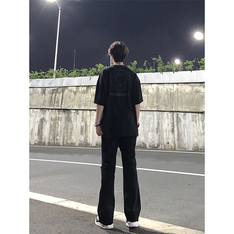 美式高街ins小众破洞牛仔裤货号K751P60图片