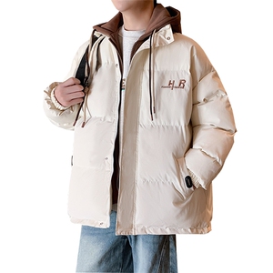 冬季宽松/假两件休闲外套潮加厚棉衣XZ102B-1M8008-P125图片