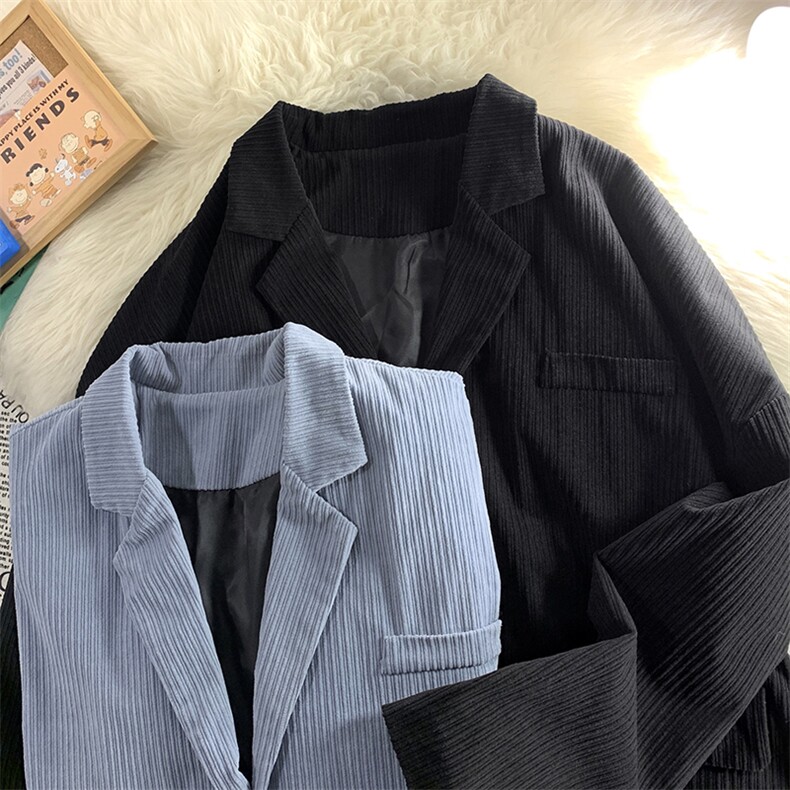 现货2025秋冬新款男装宽松休闲西装外套小西服D201-DM86-P70,男装西服套装,电商D321-1