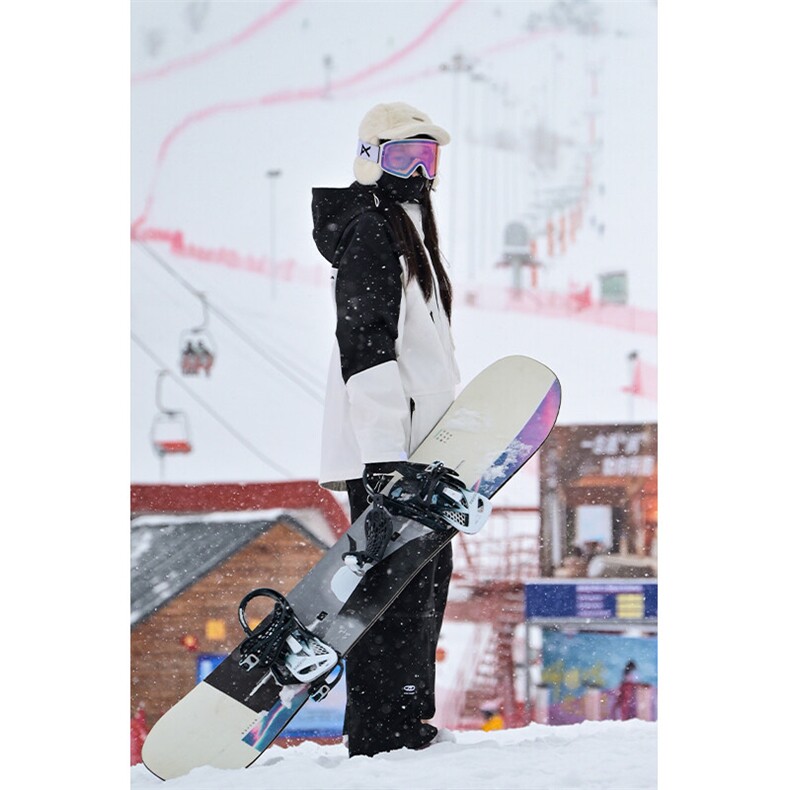 冬新保暖防风防水滑雪衣裤中性风套装男女HF57+HK1158J加绒-P285，男装休闲套装，电商A001-1