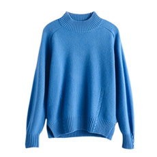 套头长袖纯色2024年秋季气质百搭潮流羊毛衫，女装羊毛衫，冀清阳荣