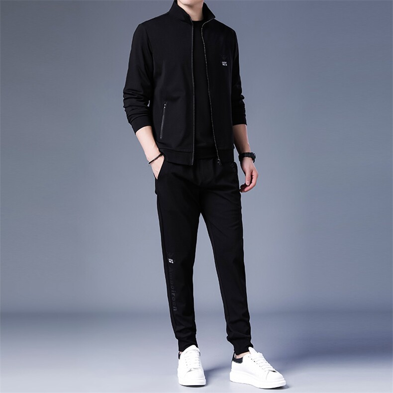 SA8911-3钱塘2020-2中青年男士新款时尚休闲帅气卫衣套装P240,男装休闲套装,钱塘207-2