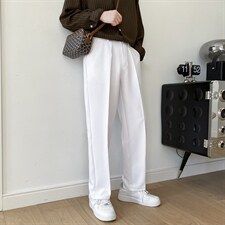 西裤春季2023新款纯色直筒休闲垂感小西裤28-38码K1787-P40,男装休闲裤,星座512-2