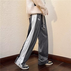 男秋季新款港风棋盘格休闲裤B457P40，男装休闲裤，星座1116-2