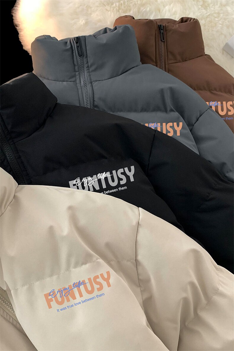 地毯23新款冬季时尚百搭宽松字母印花棉服外套MY62055P90控118,男装棉衣,电商A268