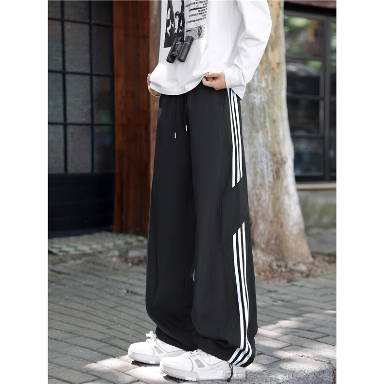秋季新款机能防水户外条纹设计宽松冲锋裤B315-K24315-特p35控68,男装休闲裤,电商B315