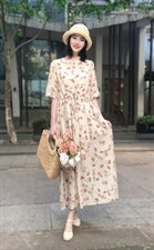 纯苎连衣裙小衫裤子裙子衬衣 时尚风 风淑女风休闲风，女装连衣裙，川哲