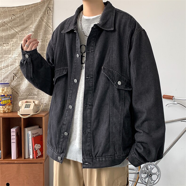 牛仔外套男女韩版潮流高街帅气2023春秋新款ins宽松夹克W4625-P57,男装大码男装,星座412-2