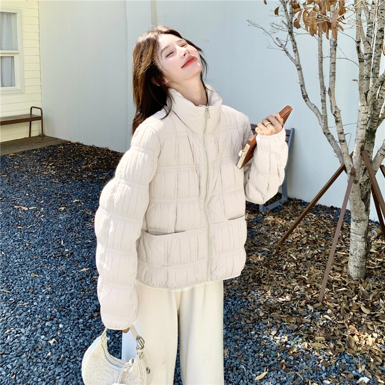 新品新工艺定制面料洋气轻薄羽绒服2C273-1035-P300-K468图片