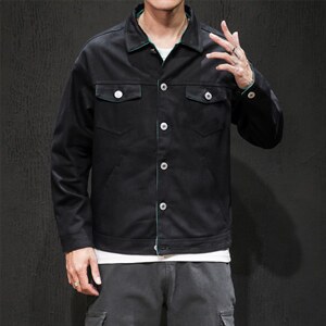 JK959/P75秋装新款撞色男士工装夹克日系男青少年大码宽松外套男，男装夹克，电商A141
