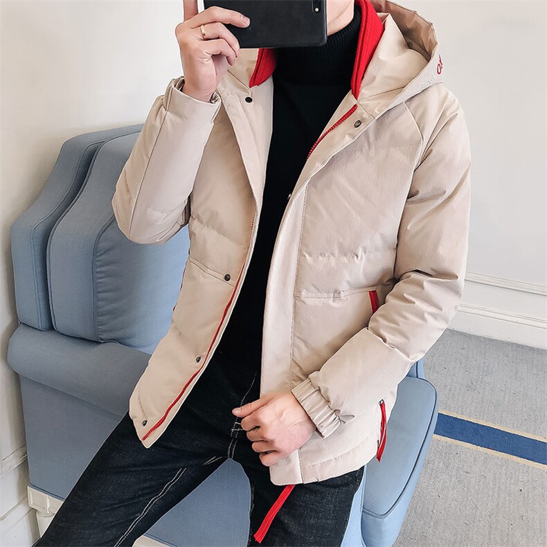 A313-MY85-P1452020冬装加厚棉衣男店主风棉袄连帽棉服男图片
