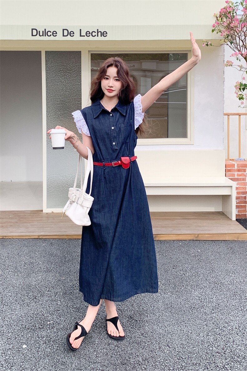 【大货已出】短袖牛仔连衣裙女2025夏季2C227/2532/P155K208,女装连衣裙,2C227