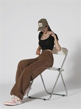 秋冬季拖地裤直筒欧棉绒X7152203P40控60，女装休闲裤，星座715