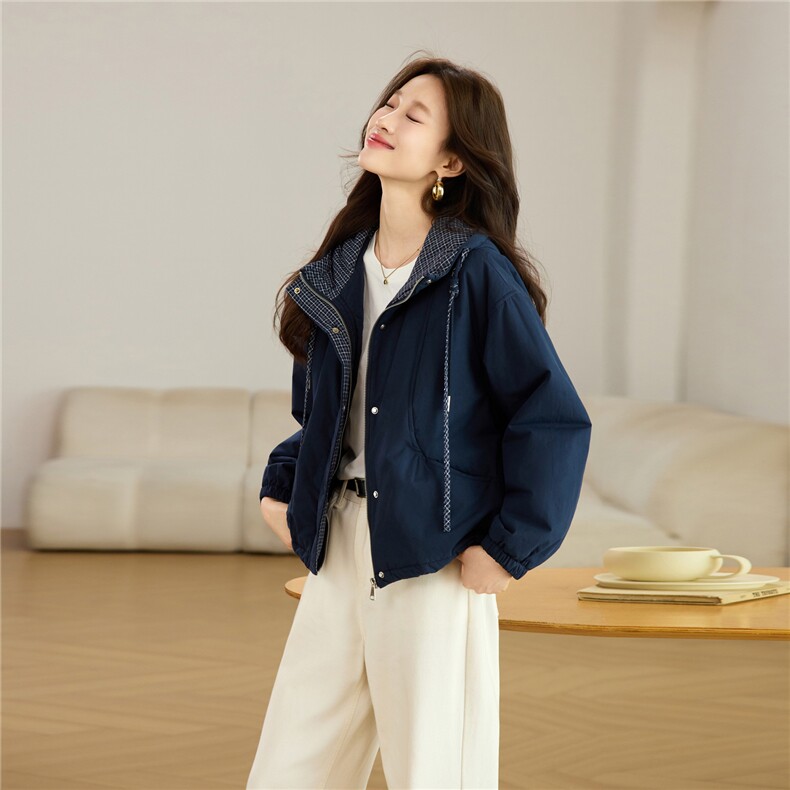 现货！！！！薄款连帽棉服女,女装棉衣/棉服,素月