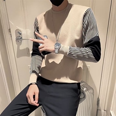 毛衣男士秋季长袖打底衫修身气质潮牌男装针织衫S540-P48，男装针织衫/毛衣，星座1109-3