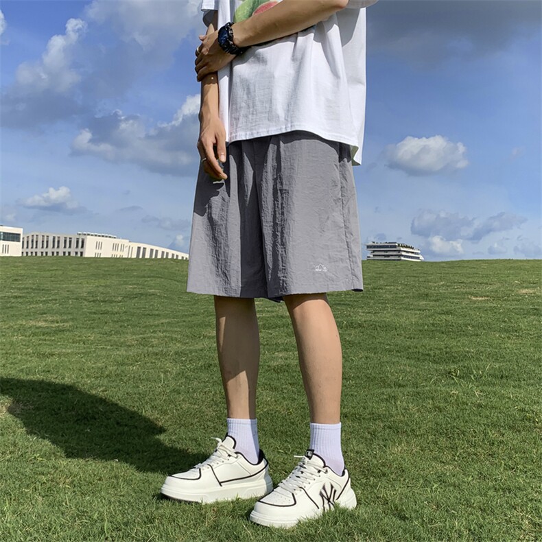 夏季速干短裤男士休闲宽松网红同款潮牌痞帅五分裤DK310-特批15,男装休闲裤,星座718-1