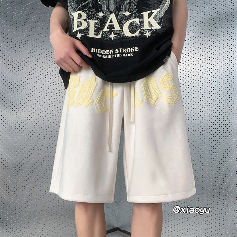 XZ616夏季新款麂皮绒发泡短裤休闲裤TY849P45控55,男装牛仔裤,星座512A（原616）