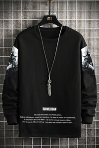 7XL-M2023春季新款休闲长袖卫衣男宽松慵懒风胖子上衣加肥加大码，男装卫衣，钱塘717(原712)