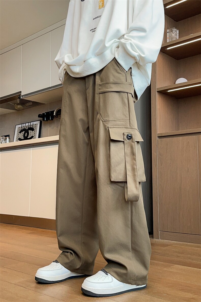 常年备货款男宽松直筒高街潮牌工装休闲长裤K812p55大量备货,男装工装外套,电商D315A