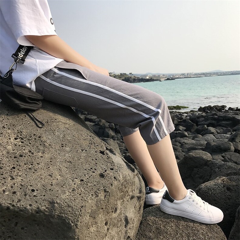 夏季2021新款五分休闲裤宽松运动七分短裤DSC305A-,男装休闲裤,电商C305A
