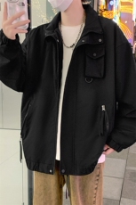 机能立领冲锋衣潮流宽松夹克工装外套A161-7902-P68，男装夹克，电商A161