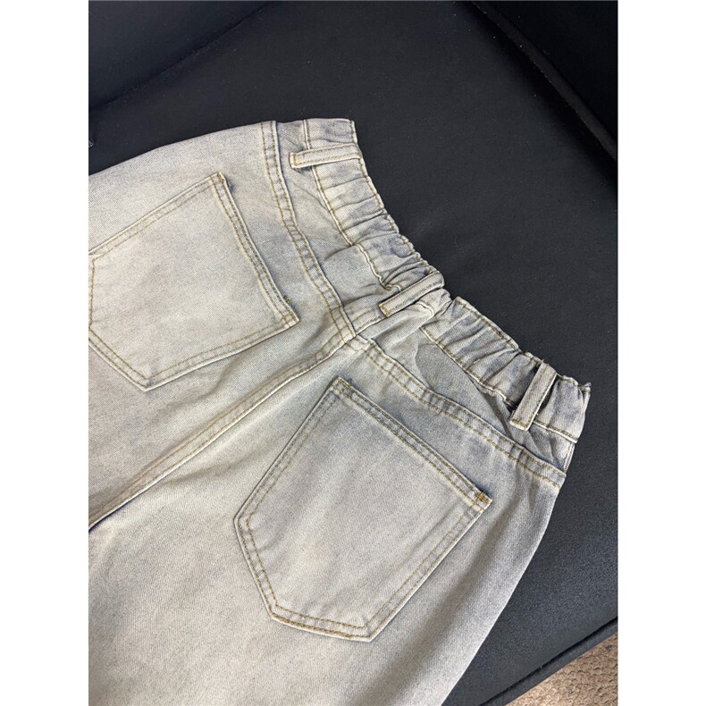 B221美式ins高街暗黑宽松直筒破洞牛仔裤LK25501-特P45控78,男装牛仔裤,电商B221