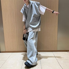 灰色套装
