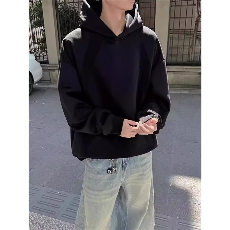 慵懒流行气质时尚原宿潮流新款百搭华棉复牛奶丝卫衣ins日系文艺,男装卫衣,星座516A