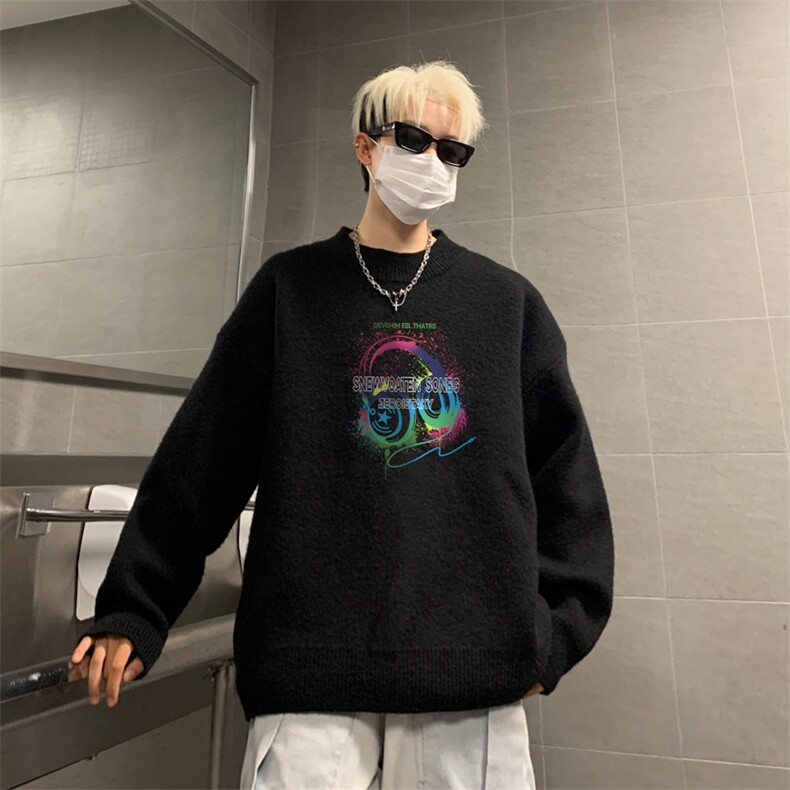 高质量！秋冬季半高领毛衣男加绒加厚线衣男针织衫男MY243-特p38图片